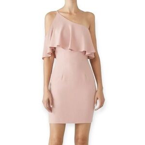 🌻Dress The Population Sabrina Rose Petal (pink) One Shoulder Size Medium